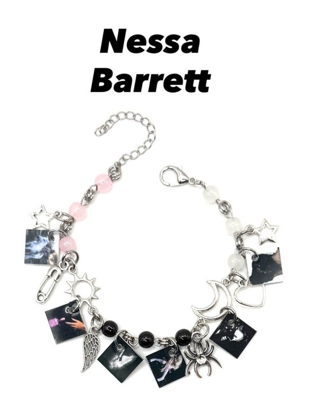 Nessa Barrett Miniature Album Charm Bracelet
